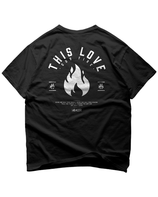 Fire Tee (Black) - thisishealer